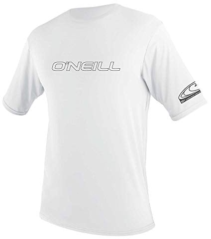 O'Neill Wetsuits Basic Skins S/S Crew T-Shirt pour Homme L White