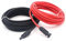 NUZAMAS Paire de câbles d'extension Monobloc 6 mm avec connecteurs mâle et Femelle pour Panneaux solaires et systèmes d'alimentation Solaire 6 mètres avec Prise