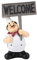 Harz Italienischen Chef Restaurant Figuren Mini Statue Ornamente Küche Koch Café Bar Willkommen Bord Tischdekoration