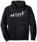 Lustiger Basketball Evolution Pullover Hoodie