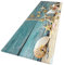 Maritown Badteppiche, Smilikee 3D gedruckt Ocean Beach Sands Holzbrett verdickt Flanell Stoff rutschfeste Badematten für Bad Küche Boden Teppich (60 * 180cm, L)
