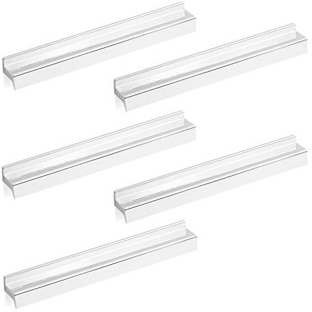 SOTECH 10x Griffleisten ZAL BA 160 mm Chrom poliert | 170 mm Aluminium Schrankgriffe Möbelgriffe von SCHÜCO ALU COMPETENCE