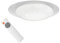 Reality Leuchten LED Deckenleuchte Frodo R62063500, Kunststoff weiß oder transparent, inkl. 13 Watt LED, Starlight Effekt, Fernbedienung