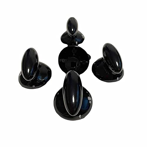 FRANKE 5 MANOPOLE PER PIANI COTTURA E CUCINA A GAS MODELLO FRANKE country trend nera lucida prodotto originale