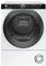 Hoover H-DRY 500 NDPEH9A3TCBEXMSS - Asciugatore a pompa di calore, 9 kg/funzionamento intelligente con WiFi + serbatoio a condensa Bluetooth/AquaVision, con indicatore di riempimento ottico