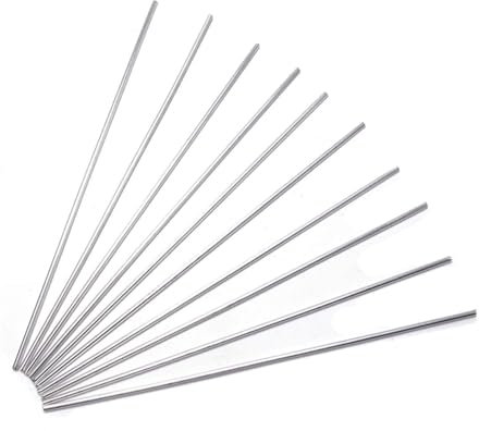 Pilang zxxin-Baguettes de soudage durables, 10 pcs diamètre 3.2/4,0 mm de Tige de soudage d'électrodes en Aluminium/en Aluminium Pur, pour Machine à souder électrique, Bonne qualité