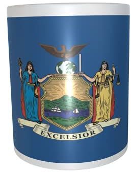 U24 Tasse Kaffeebecher Mug Cup Flagge New York