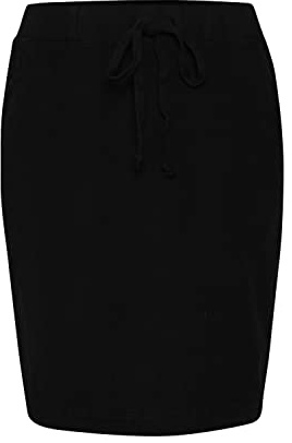 KAFFE Damen Rock Naya Damen Rock Knielang Skirt Casual Bleistiftrock Normale Passform