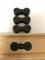 Generisch 4X Holzschiene Universal Verbinder Adapter für Brio IKEA für Spielzeug Eisenbahn 1435 mm Schwarz 3+