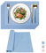 Weldomcor Tischsets Abwaschbar Leinen 4er Set Tischsets Stoff Hitzebeständige Platzdeckchen Doppelseitiges Nähen Platzset für Hause Dinnerpartys Küche Restaurant und Hotel (Blau)