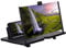 Hopeful 14 Thin Foldable Phone Magnifier Screen Foldable HD 3D Blu-ray Easy to Carry Gadgets for Men Gifts Technology 3d Movies Phone Projector（black）