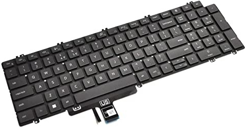 Dell Latitude 5520 5530 Precision 3560 3561 US-International Backlit Keyboard RHGDM N18NR