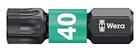 Bit 867/1 IMP DC T40 L.25mm 1/4 Zoll C6,3 Impaktor,DC Box m.10 Bits WERA