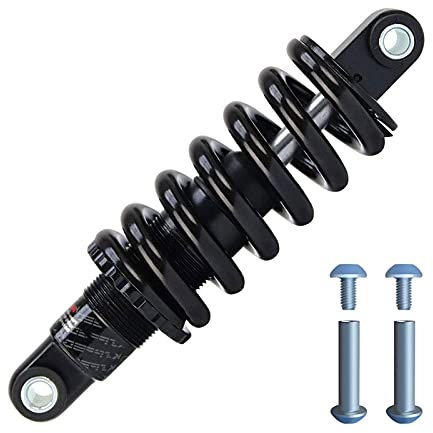ZECHAO 125/150/165 / 190mm Stoßfeder Stoßdämpfer Fahrrad Weiche Schwanzsuspension mit Buchse und Schraubenteilen Stoßdämpfer hinten (Color : 165mm, Size : 850 Lbs)