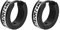Nordischer Wikinger Hoop Ohrring Herren - Amulett Schutz Schmuck Geschenke 1 Paar Schwarz Edelstahl Creolen Herren Ohrstecker mit Nordic Elder Futhark Runen, Ohrringe für Männer Innendurchmesser 9mm