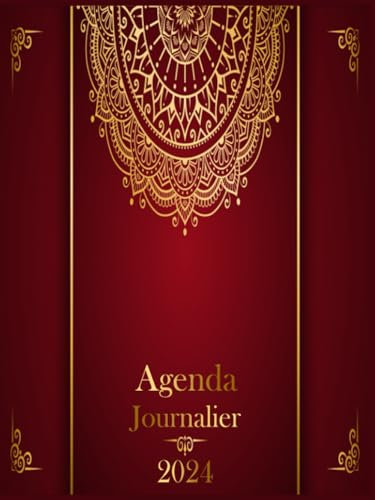2024: Grand Agenda 2024 XXL , 1 Page par Jour - Janvier 2024 à Décembre 2024 ,Planificateur de Bureau Journalier