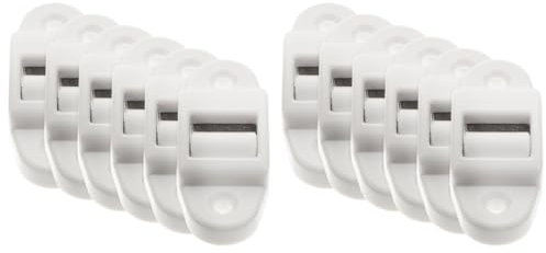 DOITOOL 12pcs Belt Guide for Surface-Mounted Roller Shutter Detachable Design Internal Brush for Dust Reduction and Energy Saving Durable Webbing Accessory