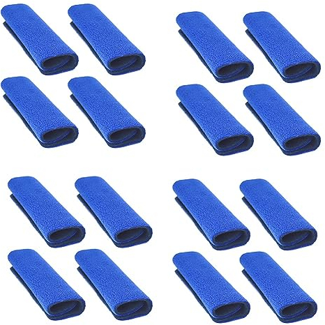 Griwiuiowe 16 Packungen CPAP-Gurtbezüge, CPAP-Zubehör, Zubehör, Bequeme Gurtkissen, Polster, Weiche Fleece-Gesichtsmaskenhülle, Passend