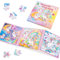 WERNNSAI Kinderpuzzle für 3–5 Jahren, 75 Teile magnetische Puzzle für Kleinkinder von 3–8 Jahren Auto Flugzeug Roadtrip Aktivitäten 3-in-1 Magnetspiel Reisespiele für Mädchen (Einhorn)