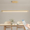 Mikeru Lineare Pendelleuchte Kücheninsel Pendelleuchte In Original Holz Farbe, 120 Cm Modernes Billardtisch Insel Licht Küche Esszimmer Licht Dimmbares Holz Licht Aufgehängt 150cm Höhe Verstellbar