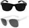 2 Stück Rasterbrille für Augentraining, Raster-Brille Augentrainer Lochbrille Raster Multidot Brillen, Lochrasterbrille Pinhole Glasses Multi Dot Brille für Sehvermögen-Verbesserung (Schwarze+Weiß)
