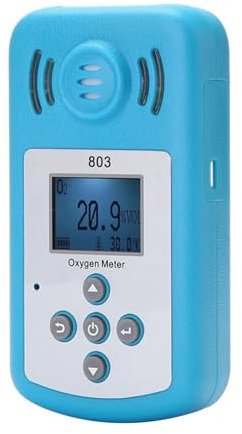 Gasdetektor, Serstoffmessrät Tragbarer Serstoff(O2)-Konzentrationsdetektor mit LCD-Anzei und Ton-Licht-Alarm