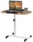EXSELTMAN Table de Lit Roulette, 60 x 40 cm, Tablette Médicale Réglable Table d'Appoint de Lit à roulettes, Hauteur Réglable 61-95CM, Bureau Pliable, 360° Bureau D'ordinateur Levage Rotatif