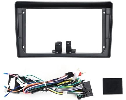 WEFOLEN para Peugeot 407 2004-2009 Adaptador Panel Instalación Radio Estéreo con GPS Decodificador CANbus 2DIN 9 Pulgadas