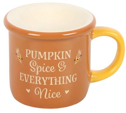 Something Different Pumpkin Spice & Everything Nice Mug Oil Burner (One Size) (Brown/White/Yellow)