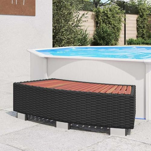Gecheer Einstiegsleiter für Spa Pool - Schwarz, Stil und Funktionalität