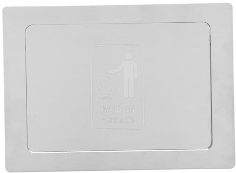 Mipcase Couvercle Poubelle Encastré Inox Pousser Ouvrir Plan de Travail Intégré Latéral pour Cuisine Bar Professionnel