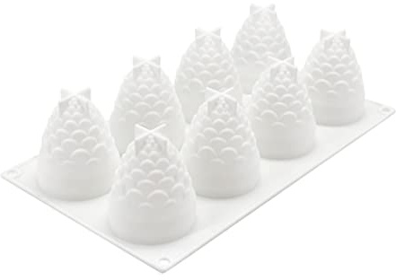 Tannenzapfen-Silikonform für Fondant, Schokolade, Gelee, Süßigkeitenform für selbstgemachte Cupcake-Backdekoration