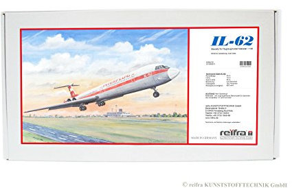 reifra IL-62 Interflug Modell Bausatz 1:100 Iljuschin IL 62 Flugzeug Flugzeugmodell Plasticart