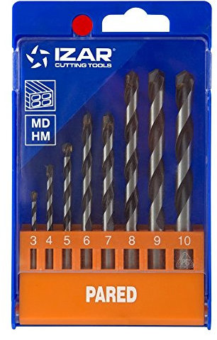 Izar M30346 - Estuche de brocas pared 8 piezas