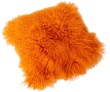 Reissner Lammfelle Tibet Lammfell Kissenbezug langflorig 30x30cm JAY12 Farbe orange