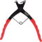 KS Tools 500.1037 Pinza Seeger Classic a Braccio Lungo per Anelli di Sicurezza Esterni, a Punte Piegate, 160 mm