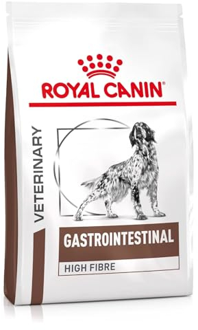 Royal Canin Veterinary GASTROINTESTINAL HIGH FIBRE | 2 kg | Alleinfuttermittel für ausgewachsene Hunde | Zur Unterstützung der Verdauung | Hoher Fasergehalt | Angepasster Energiegehalt