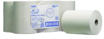 SCOTT® Slimroll Paper Towels, 6 x 660 Towels, 20 x 25 cm, White (6 Rolls), You will receive 1 pack of 6 rolls
