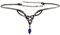 LH. Dark Dreams Diadem Faylinn, Farbe:blau