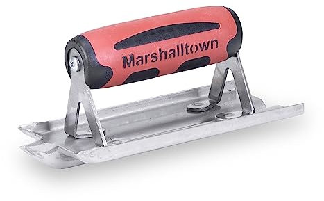 Marshalltown M180D Stainless Steel Groover Trowel Durasoft® Handle 150 x 75mm