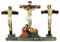 Jesus am Kreuz Die Kreuzigung Passionsfigur 3 tlg. Religion Kirche Figuren NEU