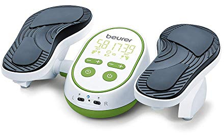 Beurer FM 250 Stimulateur circulatoire EMS Vital Legs , dispositif EMS permettant de soulager des pieds et jambes gonflés, favorise la circulation sanguine et soulage les tensions