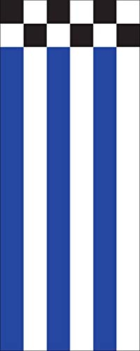 flaggenmeer® Flagge Norderney 110 g/m² ca. 200 x 80 cm mit Hohlsaum für Ausleger