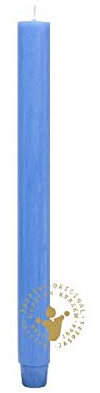 Stabkerzen Premium Kerzen von Jaspers Kerzen Durchgefärbte Periwinkle 290 x 26 mm, Unparfümiert, 1 Stück