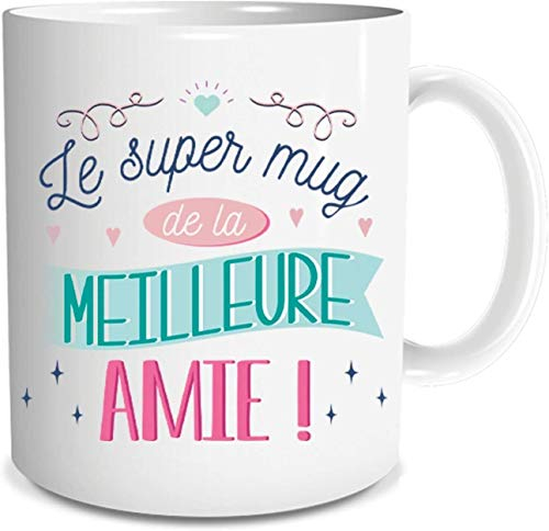 STC, Mug en céramique Meilleure Amie 9,5x8cm