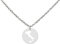 DAHEIM Halskette Italien - filigrane Kette des italienischen Stiefels für Damen und Frauen, Heimat-Schmuck Bella Italia aus Edelstahl (silber-farben) DHK292
