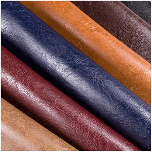 Tissu Simili Cuir Similicuir Matière Imitation Cuir Tissu Vinyle Art Artisanat Leathercloth - Vendu au Mètre - Tissu Faux Cuir (Color : 1#)