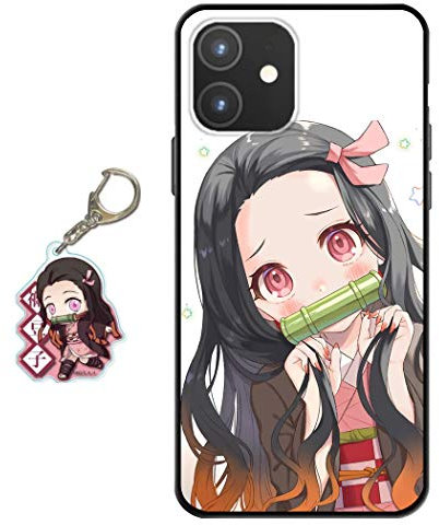 Staremeplz Compatible with iPhone 14 Case Anime Design [With Figure Keychain], Soft Silicone Flexible TPU Animation Phone Case for iPhone 14