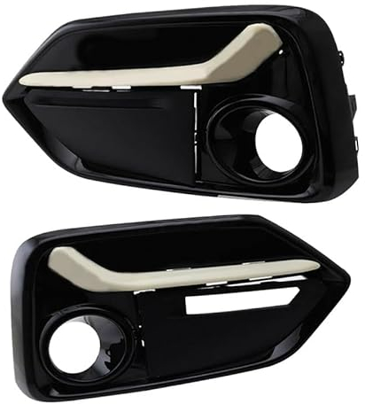 LUISAS Nebelscheinwerfer Gitter für Civic Type R 2017 2018 2019 2020 2021,Vorne Links Rechts Unteren Stoßstange Nebelscheinwerfer Grill Abdeckung Trim