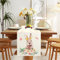 Ostern Tischläufer Mode Blume Hase Osterei Ostern Tischläufer Waschbar Modern Frühling Küche Esstisch Dekoration Blume Grünes Blatt Festliche Tischmatten Läufer Set Für Esstisch Party Hochzeit Ostern